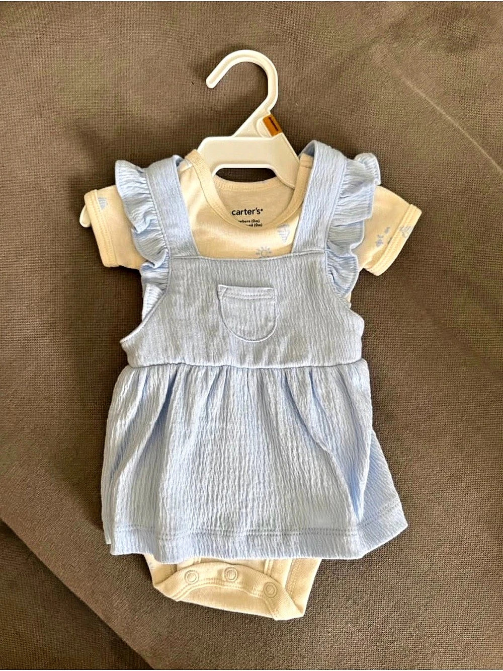 Carter’s Baby Girls Floral Dress Outfit Size Newborn